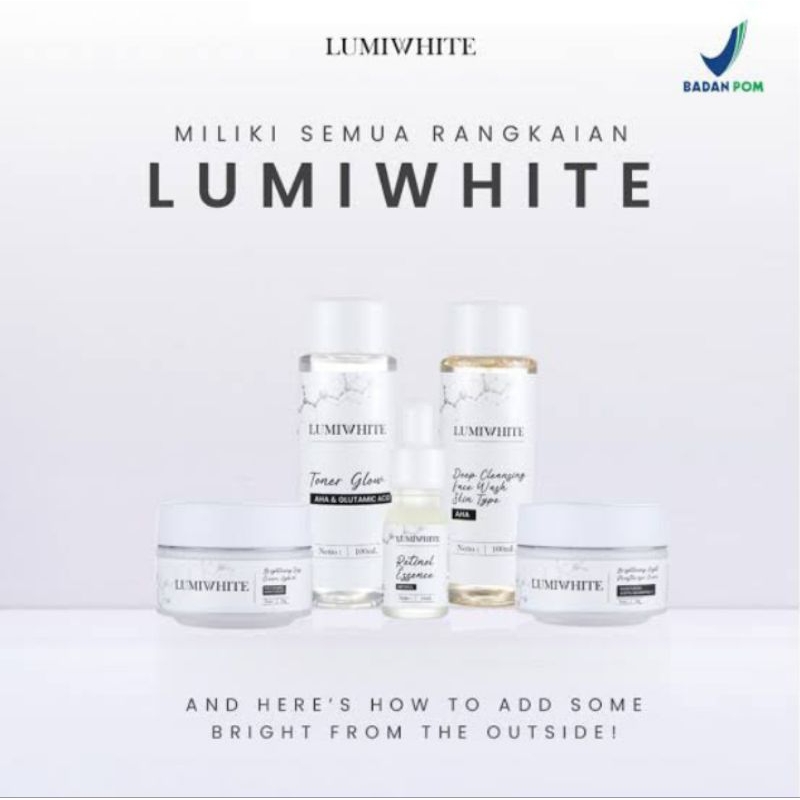 SKINCARE LUMIWHITE 1 PAKET