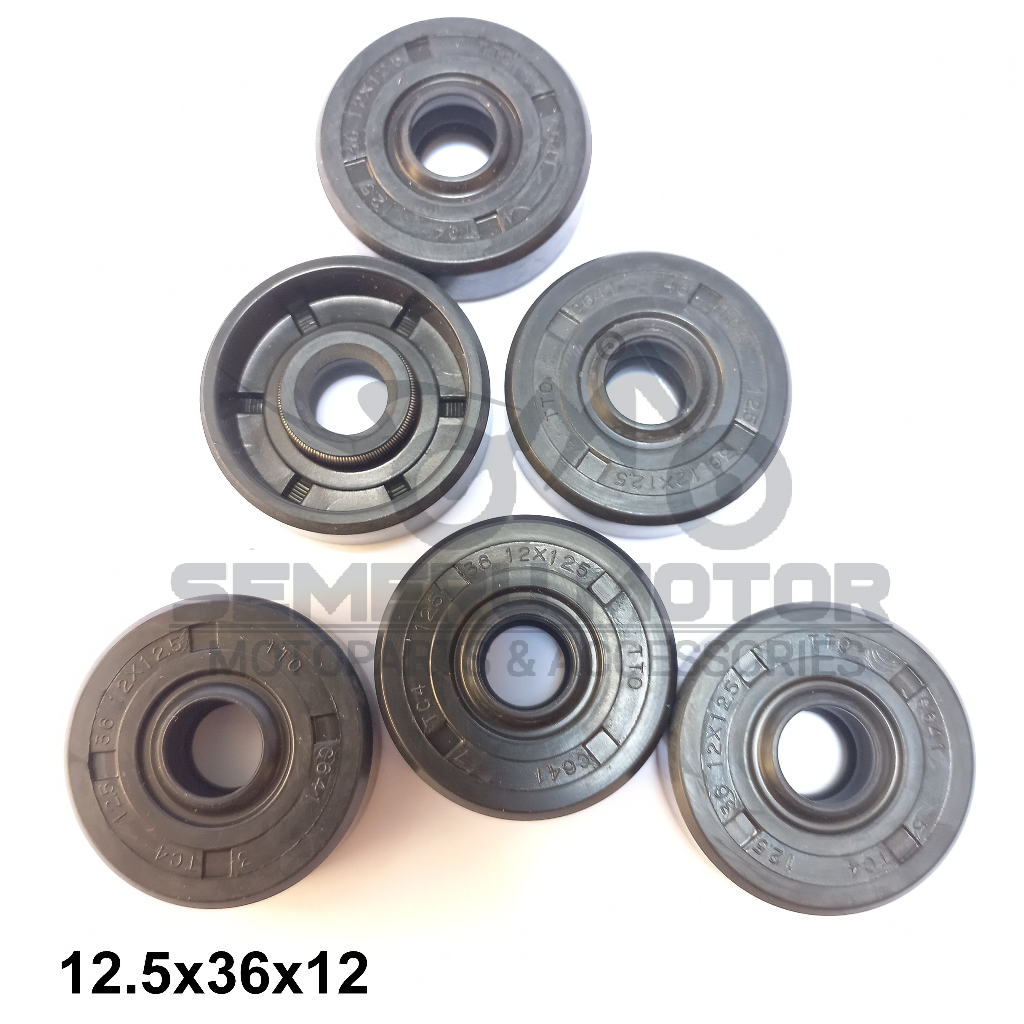 Oil Seal Monoshock Honda Mega pro Mono Ninja R/Satria Lama 12,5 x 36 x 12/12,5 mm (Sil Oli Shockbrea