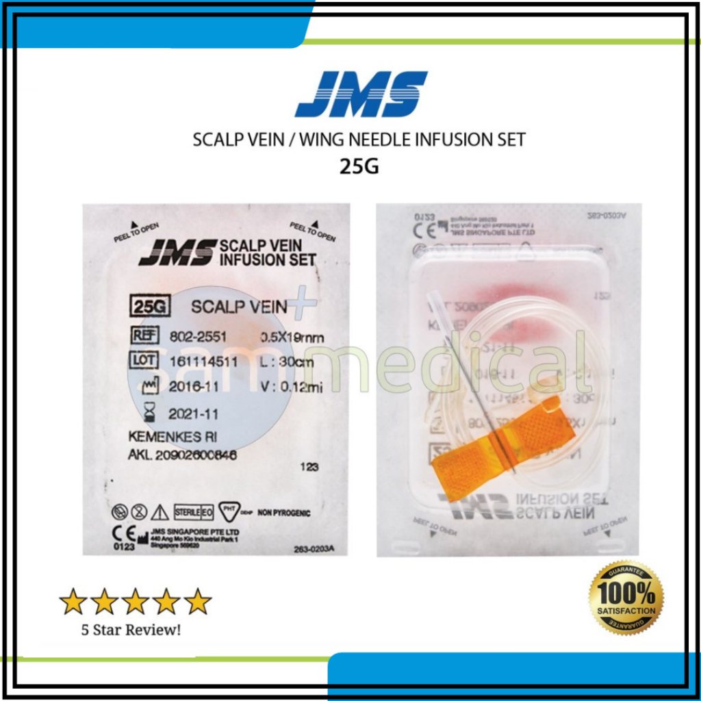 JMS Wing Needle - Scalp Vein Infusion Set