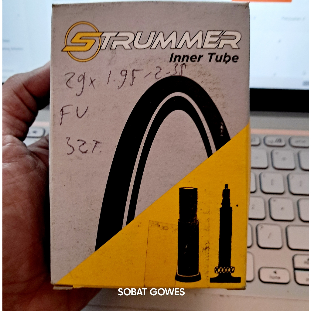 BAN DALAM STRUMMER ISI KENDA 29 X 1.95 - 2.125 AV DAN 29 X 1.95 - 2.35 FV ORIGINAL MTB