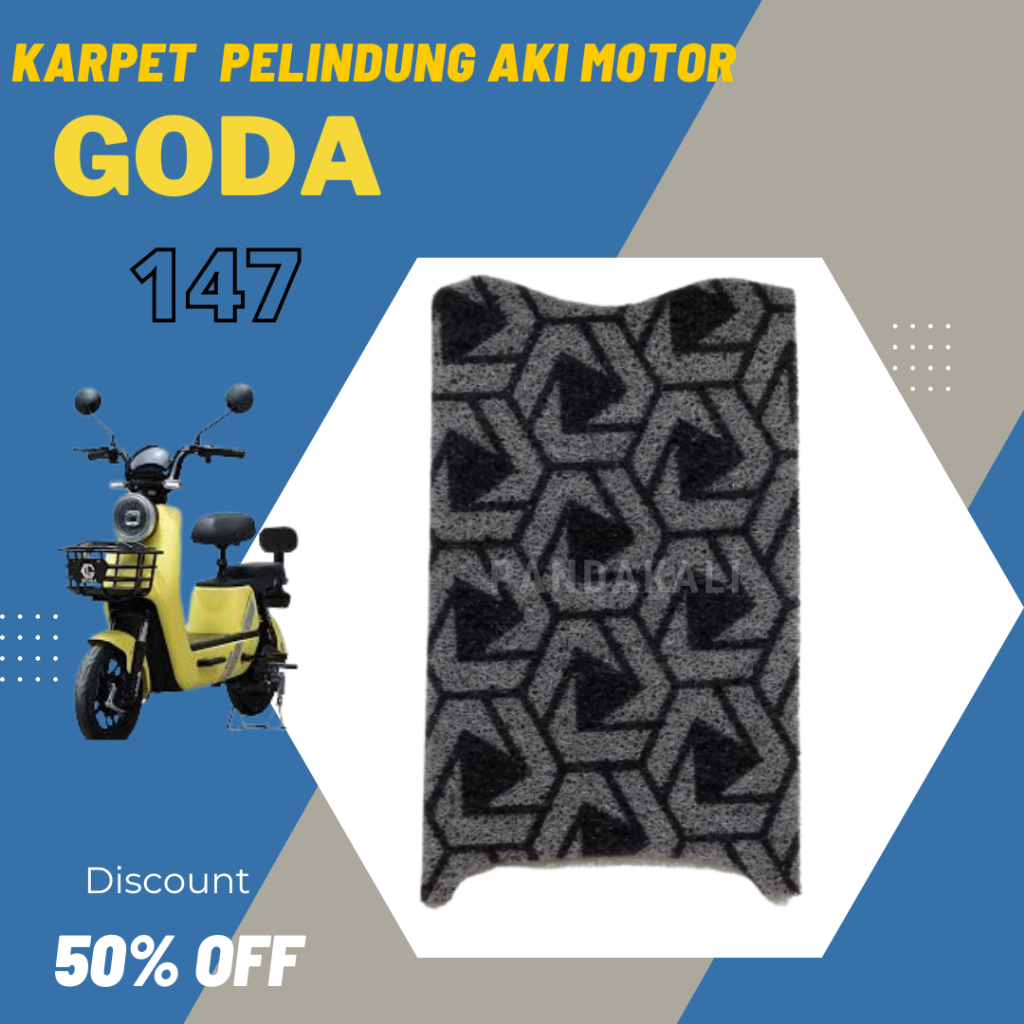 Karpet Alas Kaki Pelindung Aki sepeda motor listrik Exotic Goda 147 Printing Series Limited Edition 