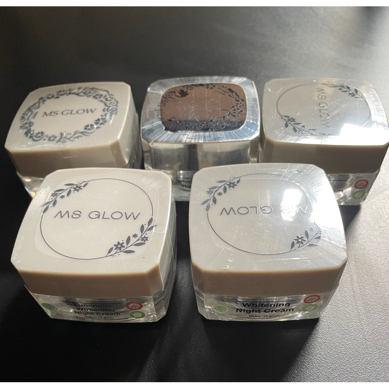 Ms Glow Ecer Cream Siang Dan Malam (12gram) kemasan Baru