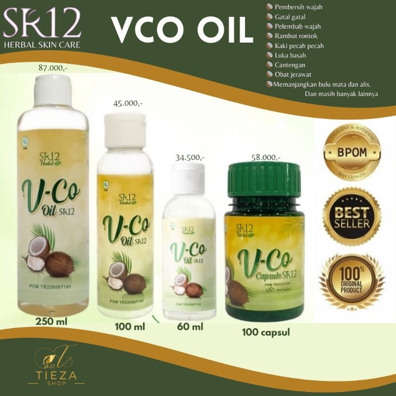 VCO OIL SR12 /Minyak kelapa ori