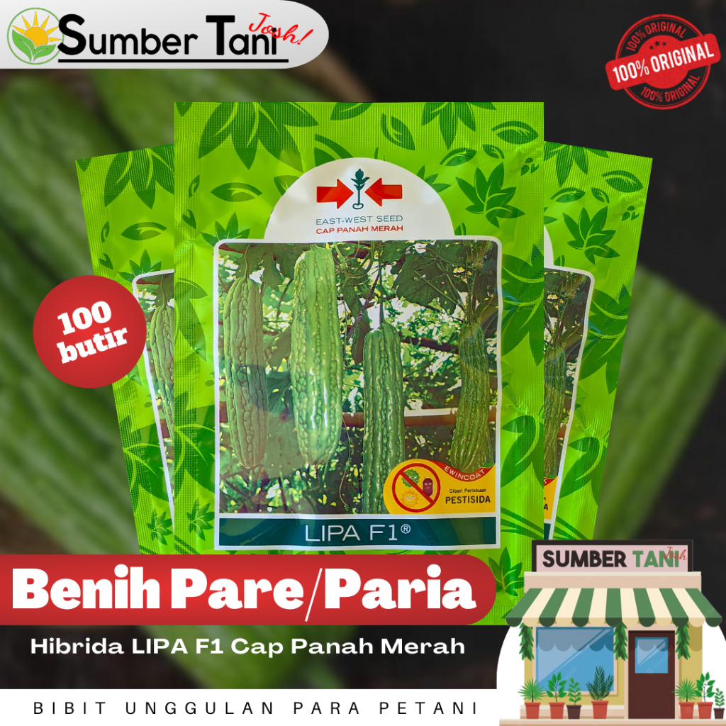 Benih Pare Paria Lipa F1 Isi 100 butir