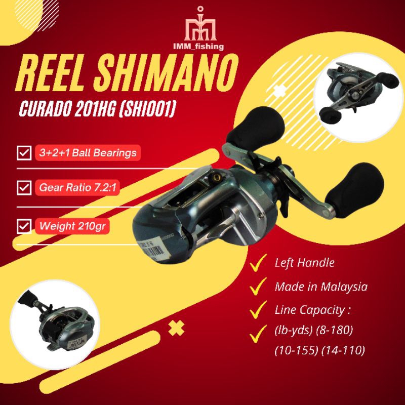 REEL SHIMANO CURADO 201