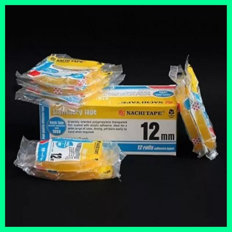 

Isolasi Nachi 12mm x 72 yard / Stationery Tape Nachi 1 inch