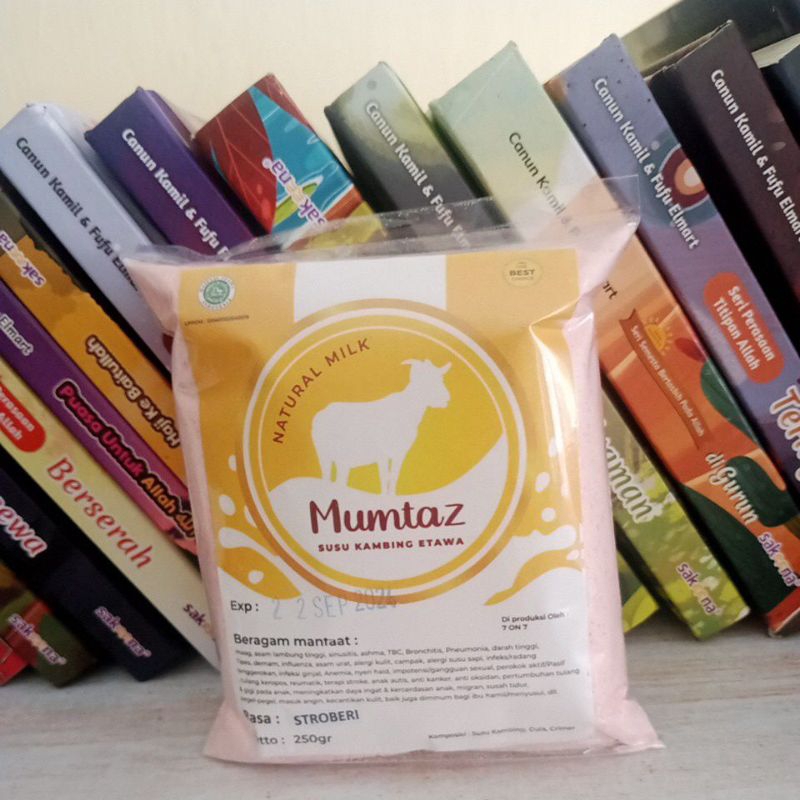 

Susu Kambing Mumtaz 250 Gram, Banyak manfaat dan Khasiat Biidnillah