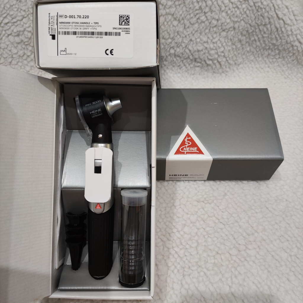 Otoskop Heine Mini 3000 + handle + tip