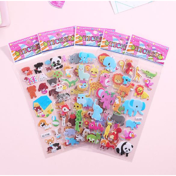 

Stiker Timbul 3D / Sticker Motif Lucu / Stiker Mainan Tempel Anak