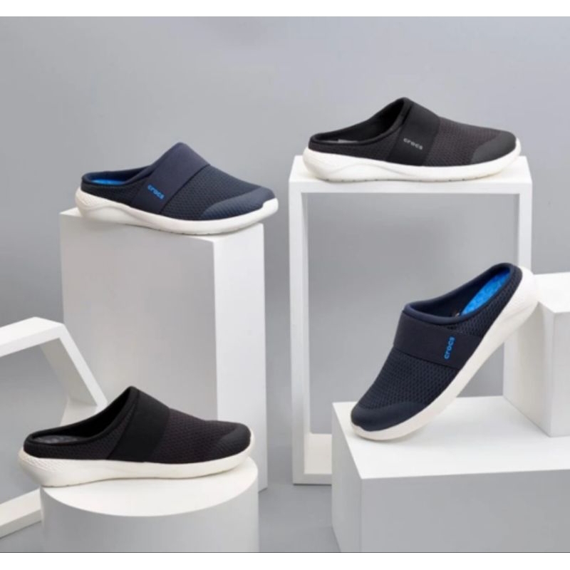 Sepatu Sandal Crocs Literide Mesh Mule Man/Sandal Pria/Sepatu Pria