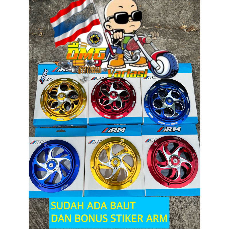 COVER RADIATOR VESPA UNIVERSAL FULL CNC ARM PELINDUNG RADIATOR ARM MOTOR VESPA SPION VESPA SPRINT V3