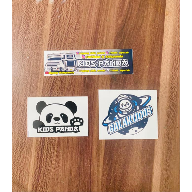 Sticker Kids Panda Original By Papi Agung