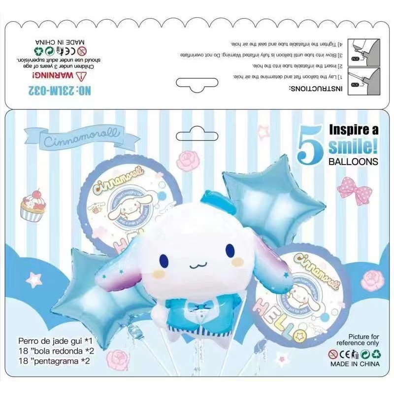 Balon Hellium Set Anak Karakter Cewek Dan Cowok / Balon Set Karakter