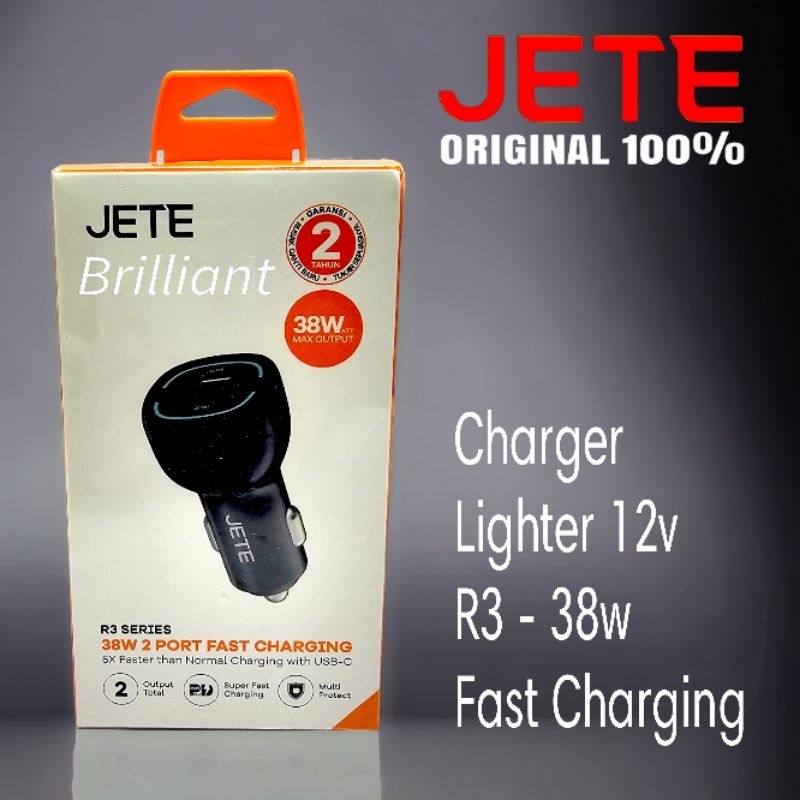 Charger Lighter / Carger HP Mobil Korek - JETE Original