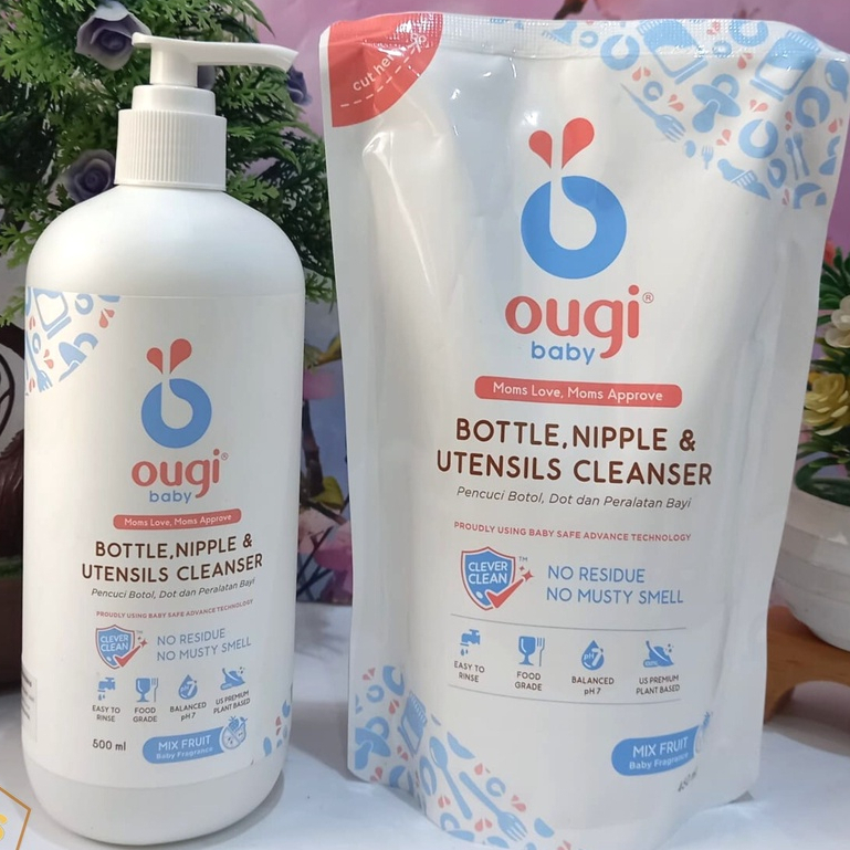 Ougi Baby Bottle, Nipple & Utensils Cleanser - botol