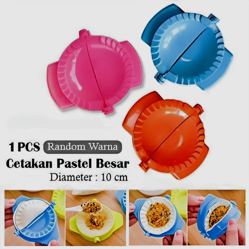 Cetakan Pastel Besar Plastik 10cm