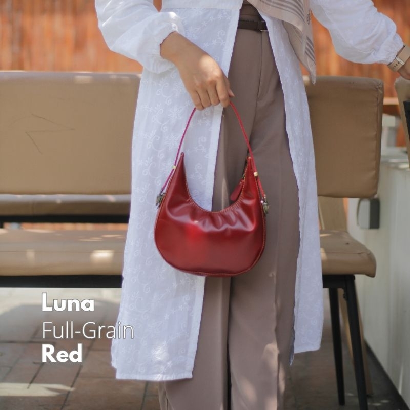 Bagbone Leather LUNA leather handbag | tas wanita kulit sapi | tas pesta kulit sapi asli