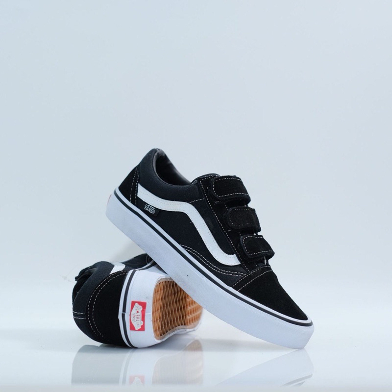 Vans Oldskool Velcro Pro Black White