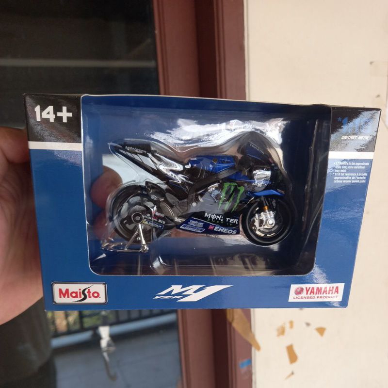 diecast miniatur motogp yamaha 1:18 maisto