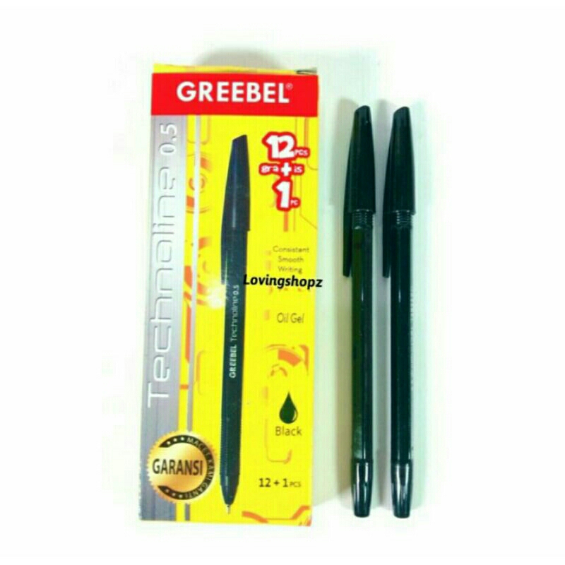 

Pulpen Greebel 12+1