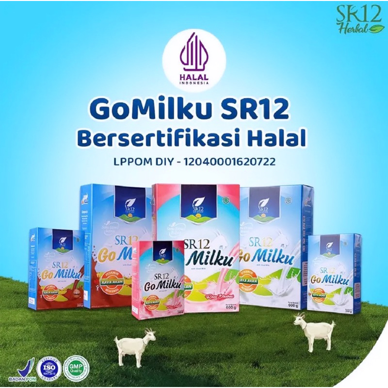 

SUSU KAMBING ETAWA 600gr / GOMILKU SR12 (TANPA GULA) HALAL MUI