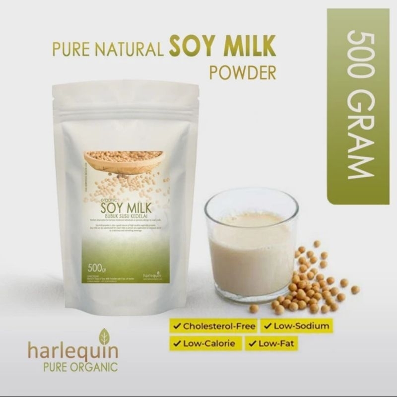 

Soymilk powder 500gram harlequin