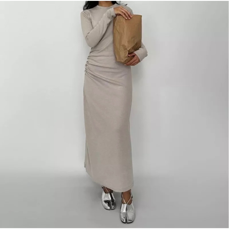 Puff It Up Basic Knit Dress Vintage XXL