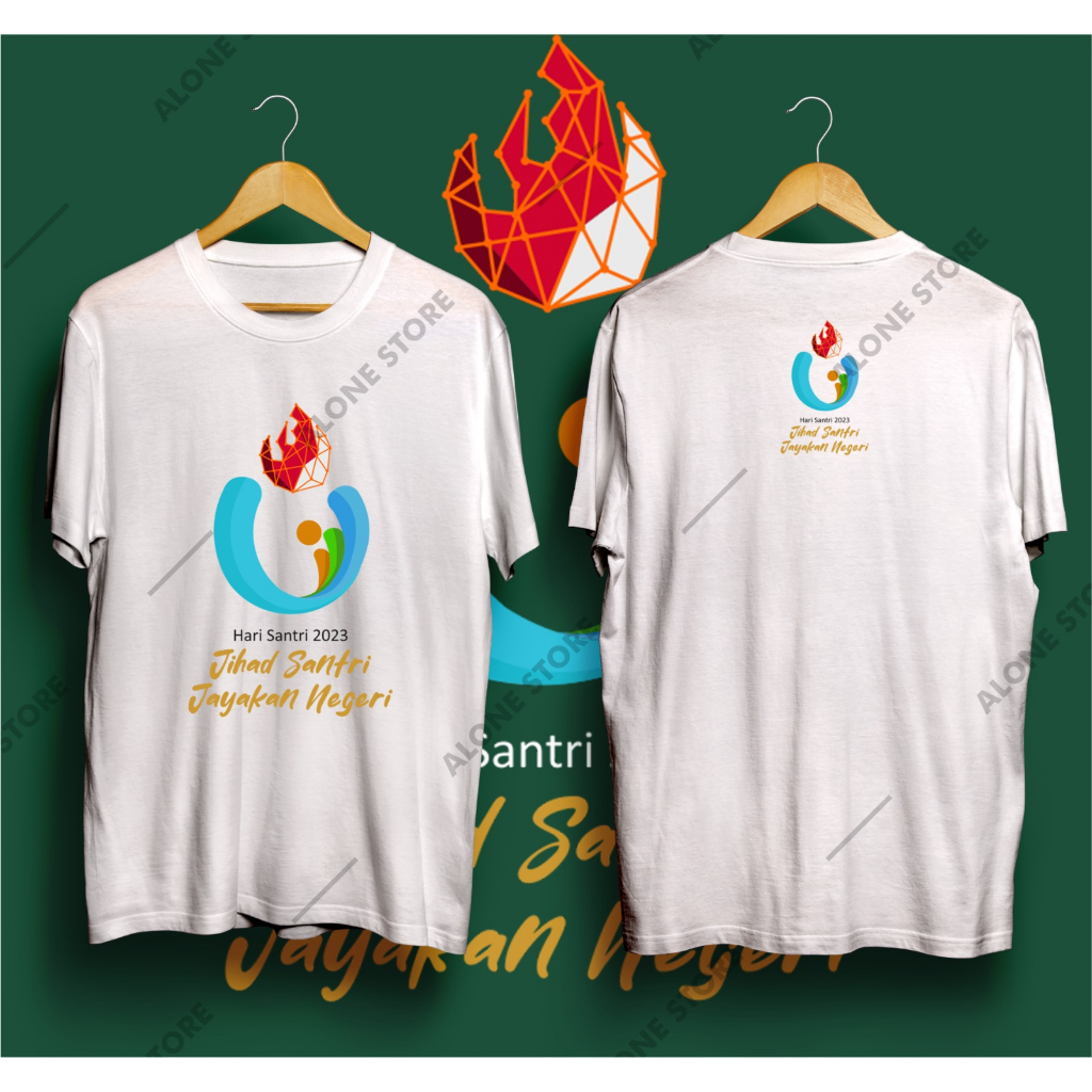 T-Shirt HARI SANTRI NASIONAL 2023 Kaos HSN  Kaos Sablon Santri