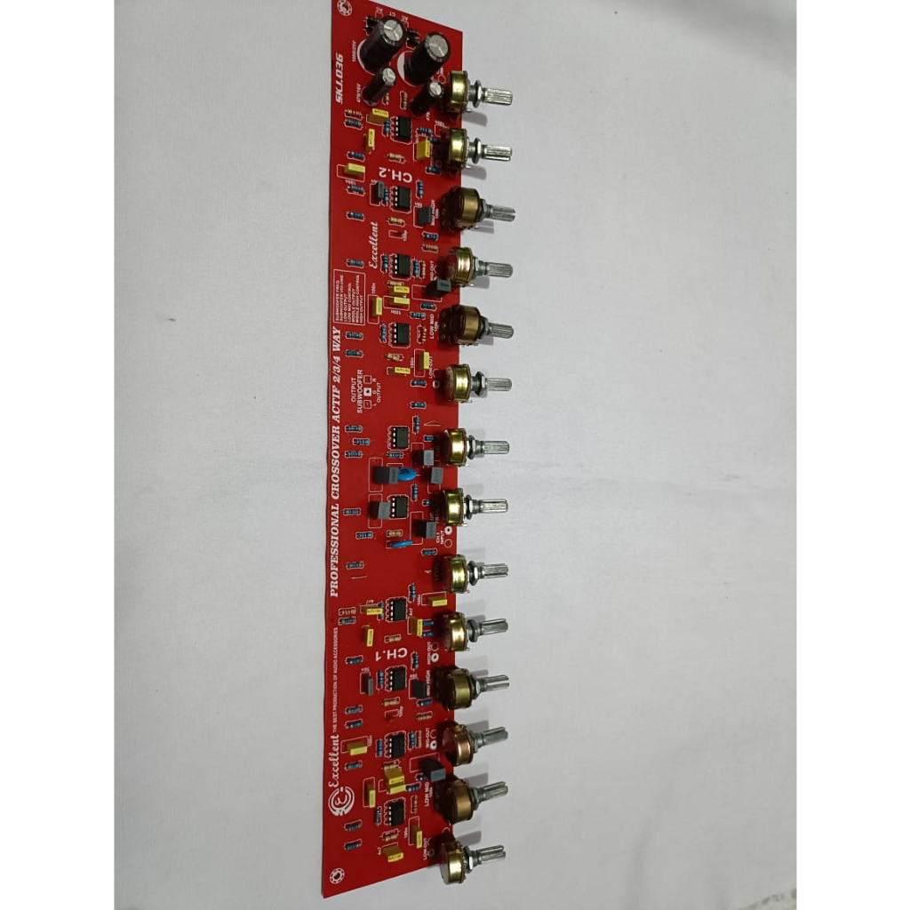 CROSSOVER 4 WAY STEREO + SUBWOOFER AKTIF