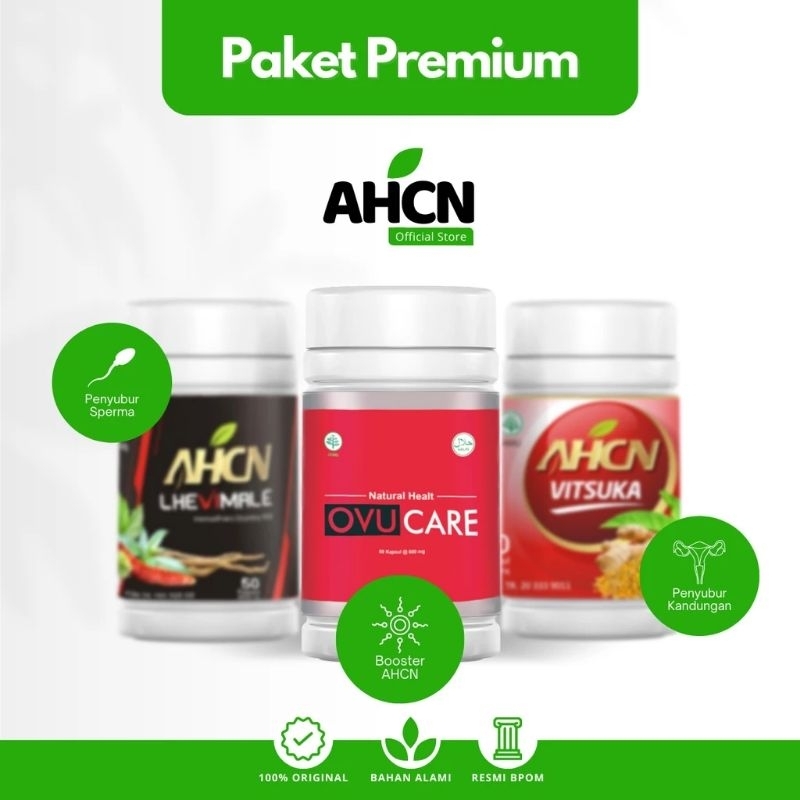 Paket Ahcn penyubur Kandungan | Promil Suami istri Program Hamil | Ahcn Premium