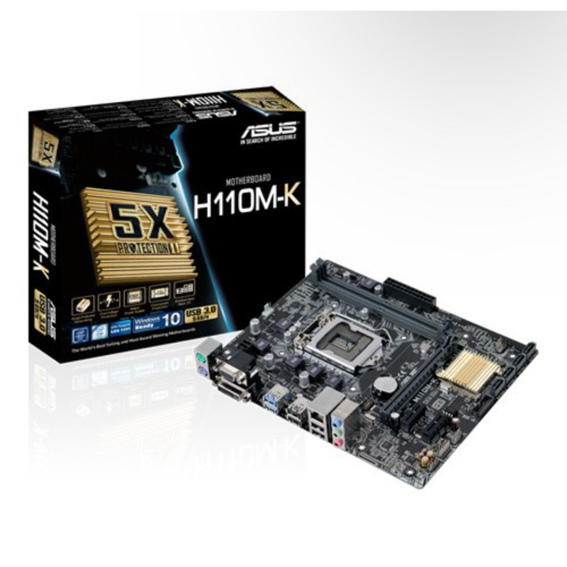 Motherboard ASUS H110M-K  LGA 1151 Micro ATX