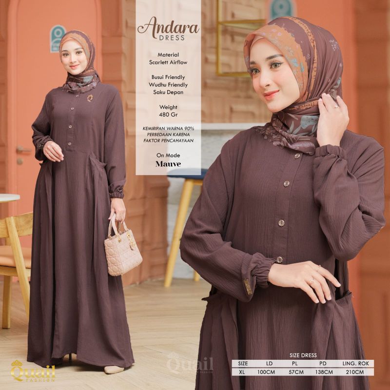 Andara Gamis QuaiL Hijab