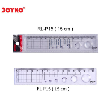 

Penggaris Plastik Joyko Ruler 15 cm RL-P15 (PCS)