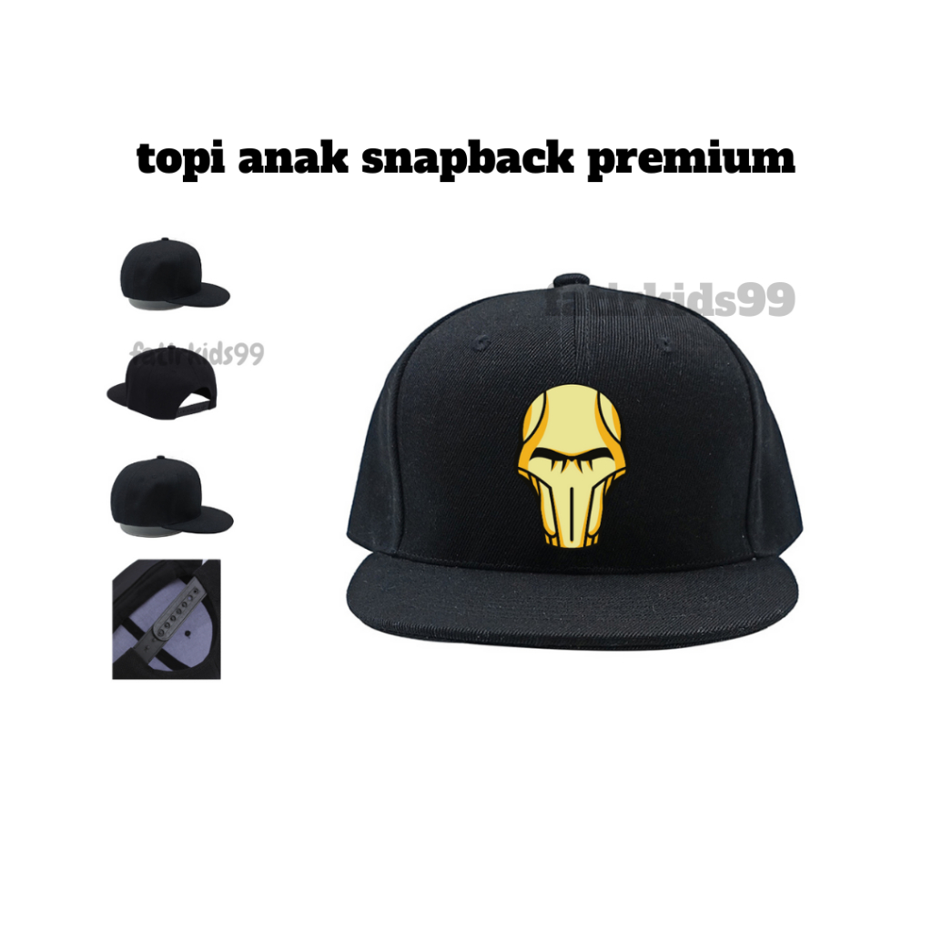 Topi Anak Laki Laki Snapback Baseball Iron Man