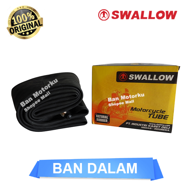 Swallow Motorcycle Tube 60/90-14 , 60/100-14 , 70/90-14 Ban Dalam Motor Ring 14