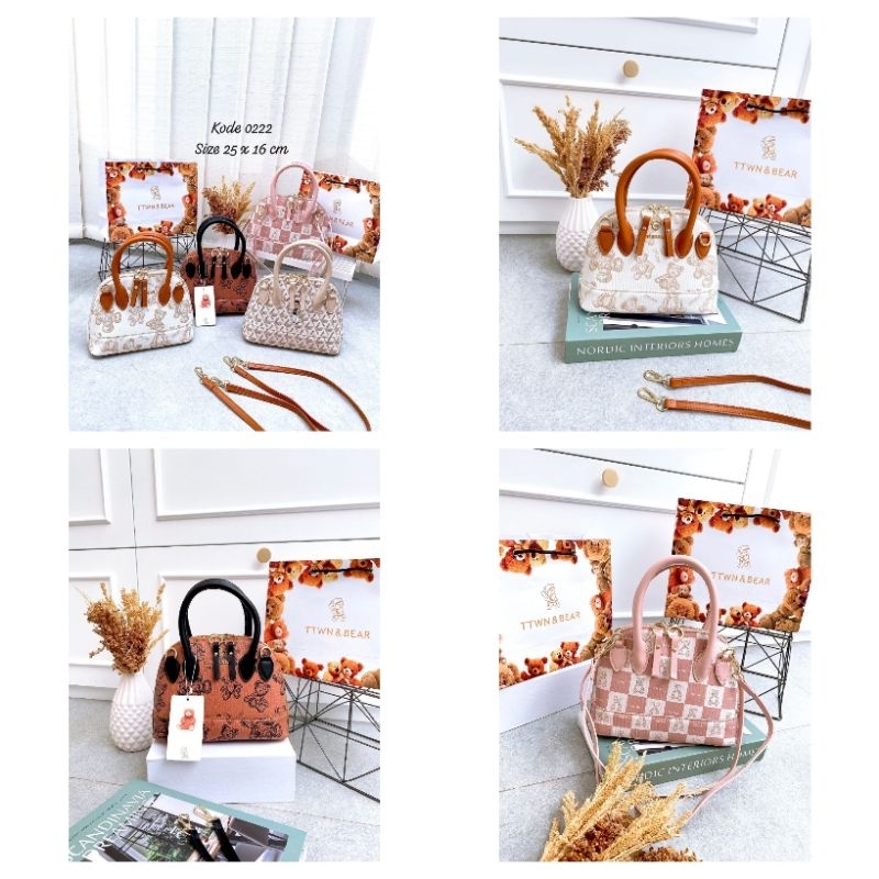 Tas Selempang TWN Bear Alma Bag Premium Import 0222