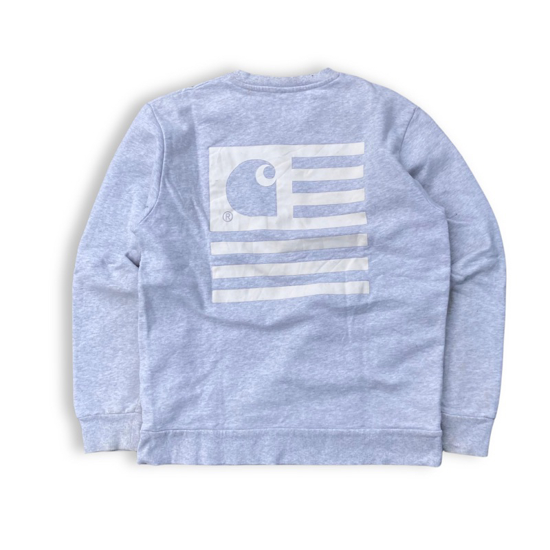 Carhartt WIP State Flag Sweatshirt Grey