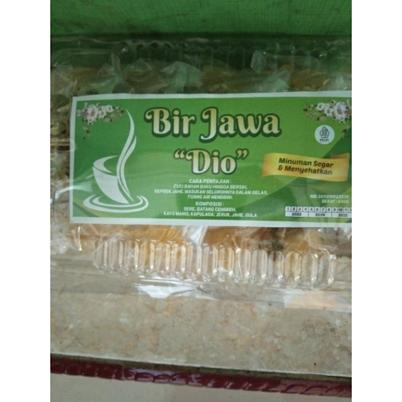 

10 pcs minuman bir Jawa Dio minuman segar dan menyehatkan