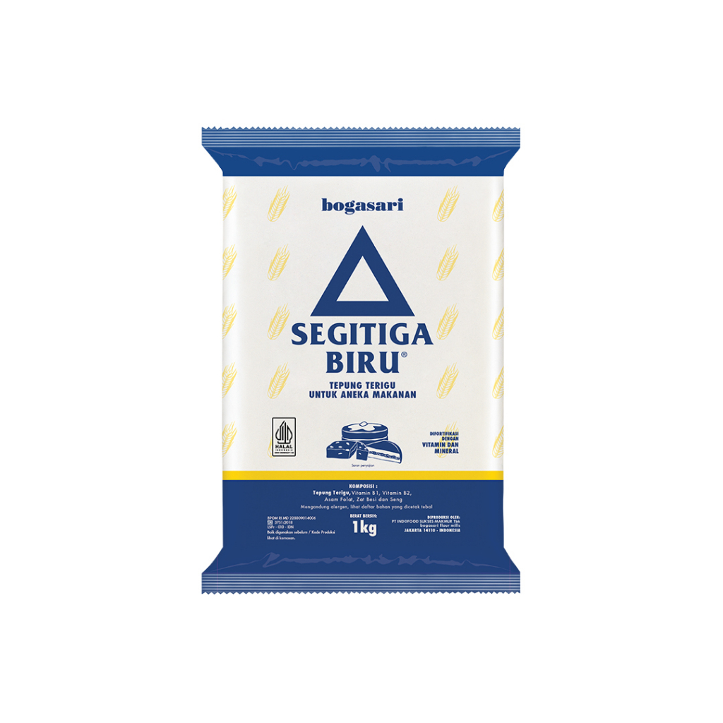 

Tepung Terigu EKONOMI Cakra kembar / Segitiga biru bag 1kg