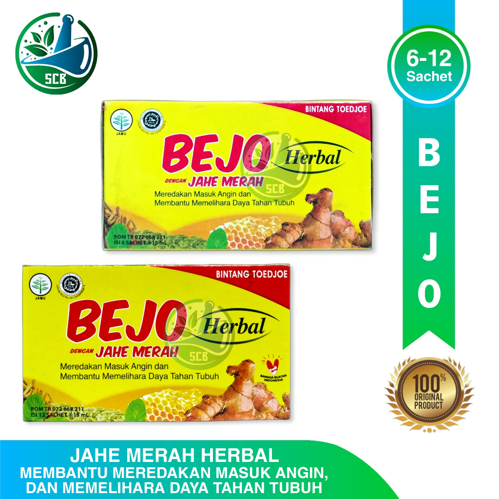 Bejo Jahe Merah / Bejo Bintang Toedjoe (Per BOX)