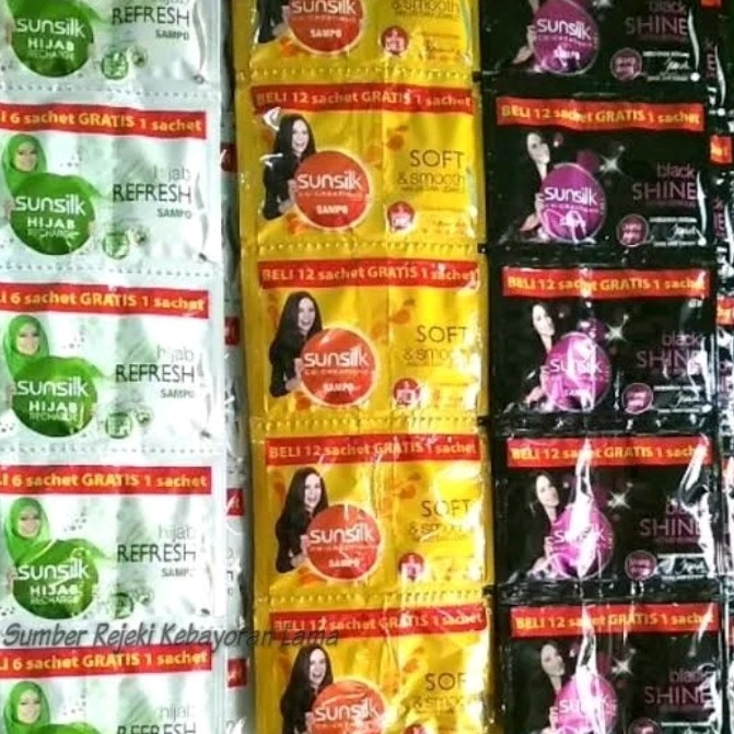 Sampo Sunsilk Sachet Kuning Hitam @1renceng
