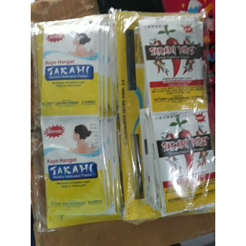 Takahi koyo panas takahi koyo hangat persachet isi 2lembar