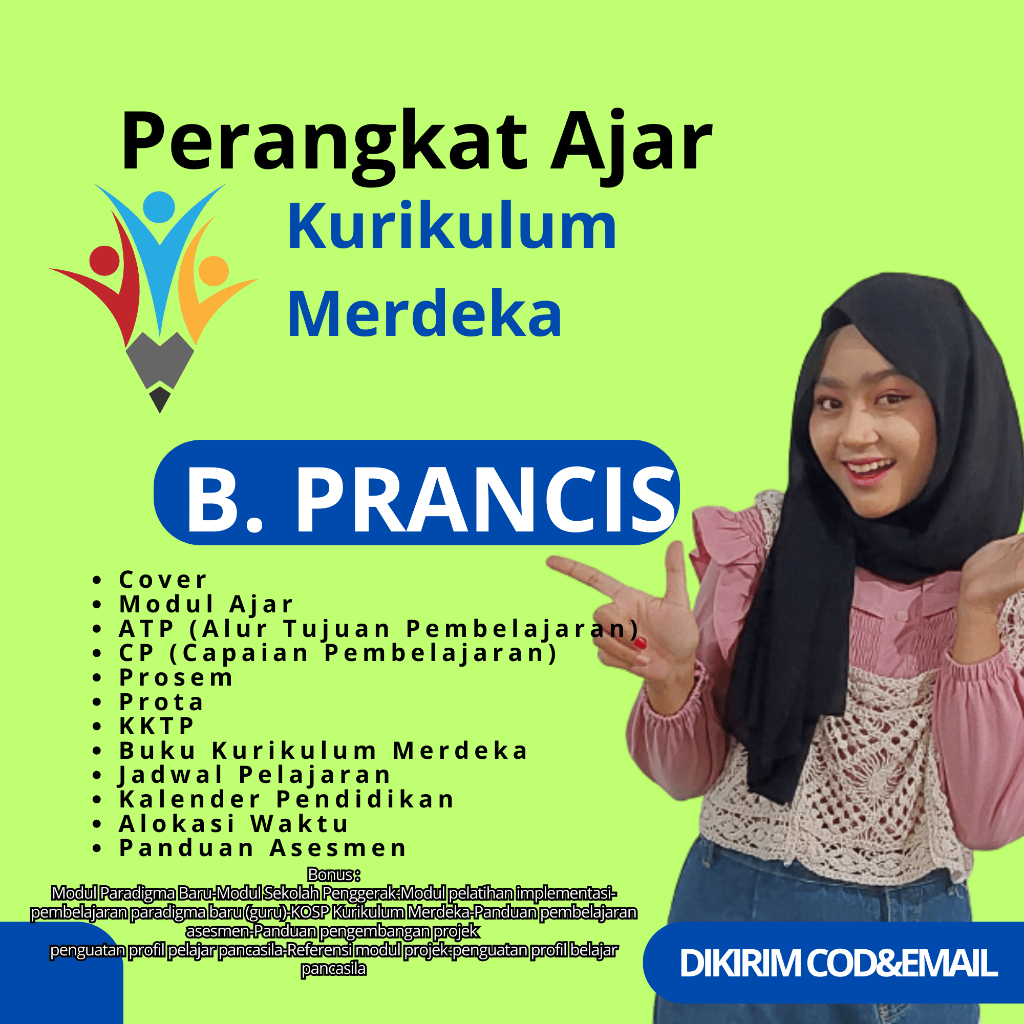 

MODUL AJAR BAHASA PRANCIS KELAS 10 11 12 KURIKULUM MERDEKA