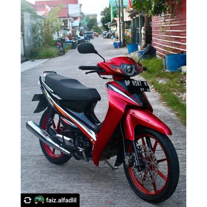 STRIPING STICKER LIS DECAL STANDAR ORI BERKUALITAS SUZUKI SMASH 2005 2006