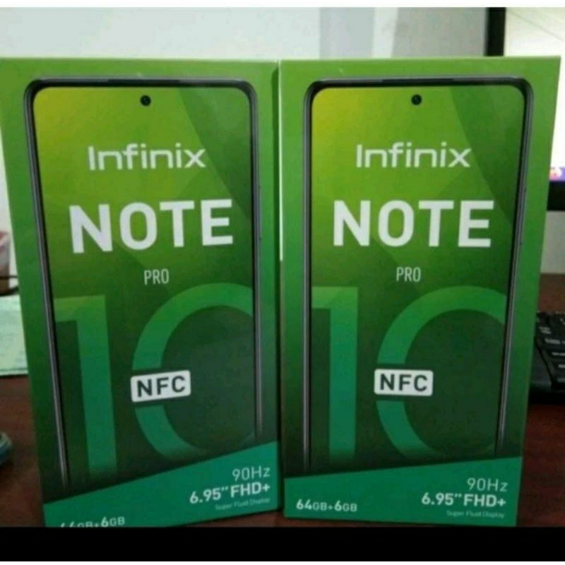 Infinix Note 10 pro Nfc Ram 6/64 GB garansi resmi