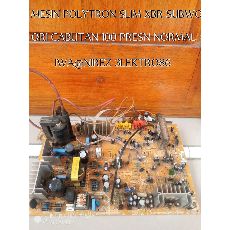 MESIN POLYTRON SLIM 21 XBR  SUBWOFER NON EW 6229 NORMAL SUDAH LULUS TES