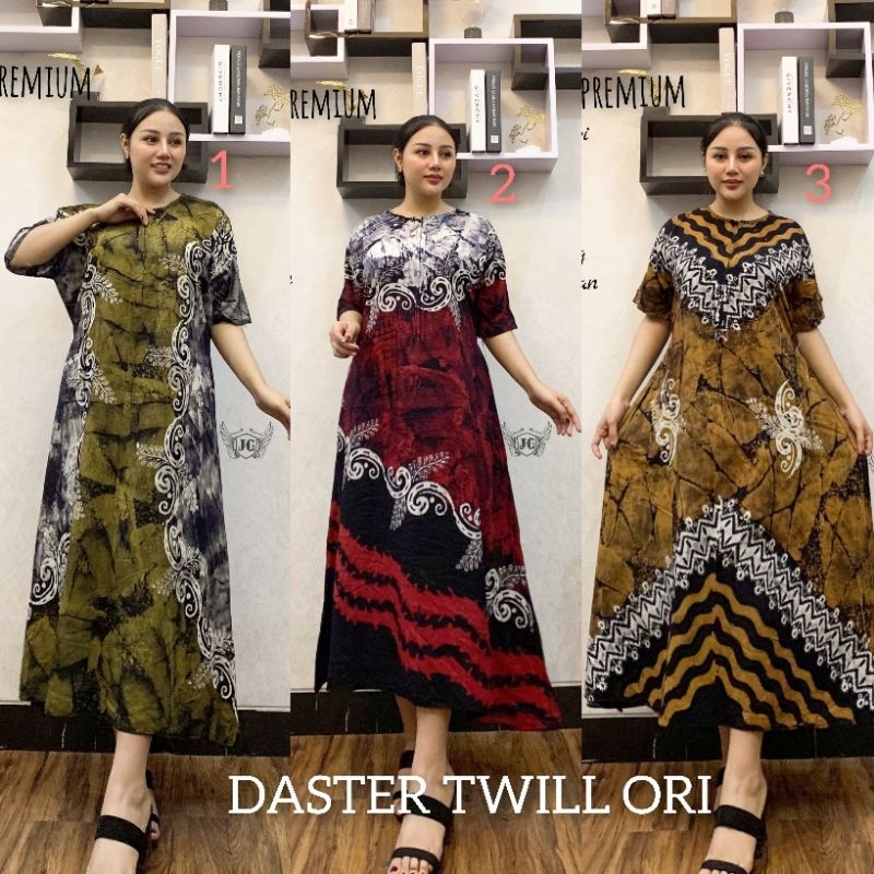 batik.modern-Daster Dress Maura Batik Cap TWLL ori Busui Resleting depan | Daster Wanita Lengan Panj
