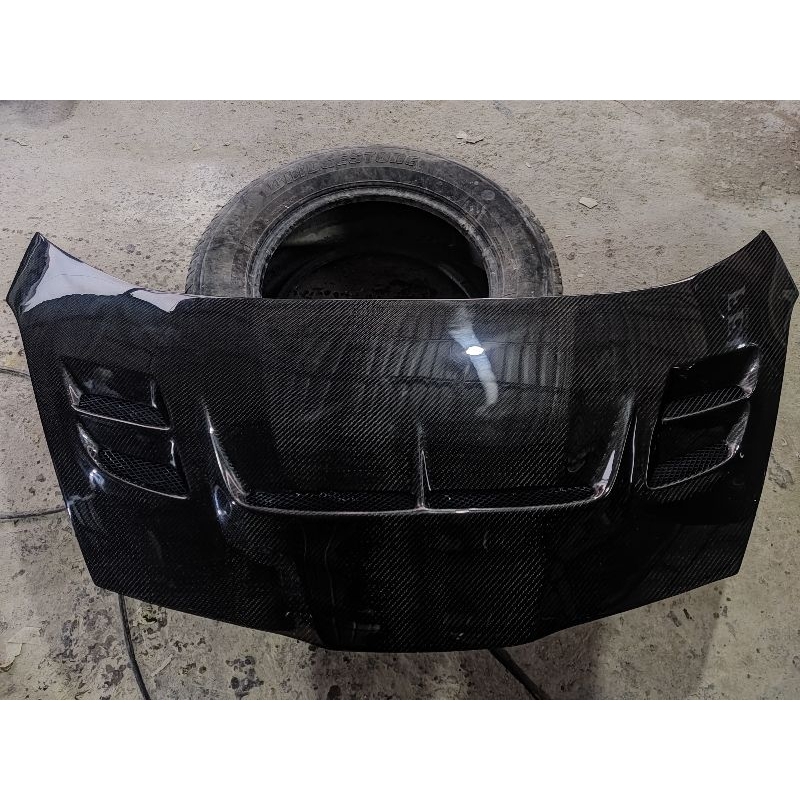 kap mesin honda jazz GE8 Carbon
