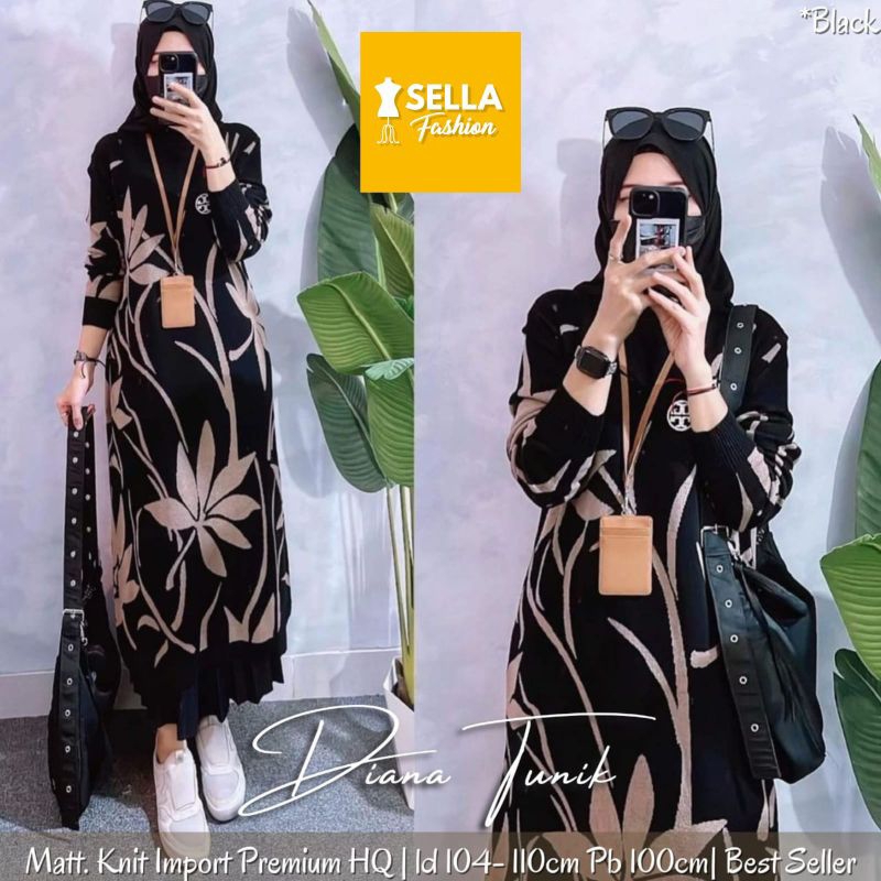 Long tunik rajut import