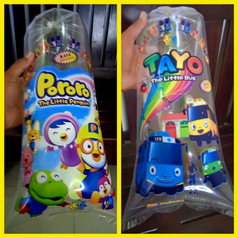 

plastik harumanis Gambar pororo 200lembar